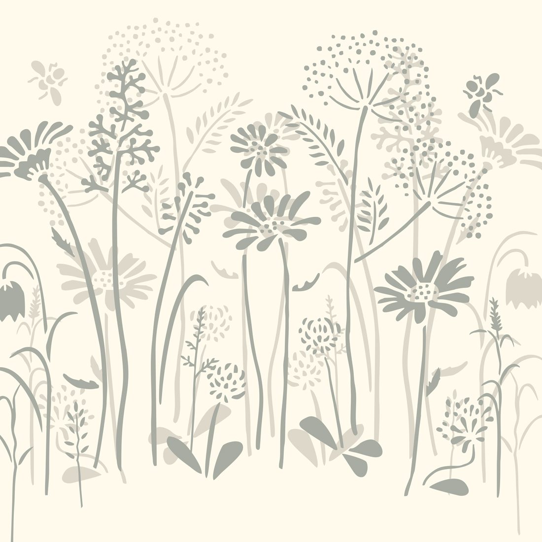 Šablóna Meadow Flowers