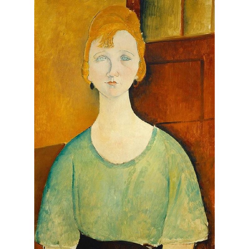 Woman in  A Green Top