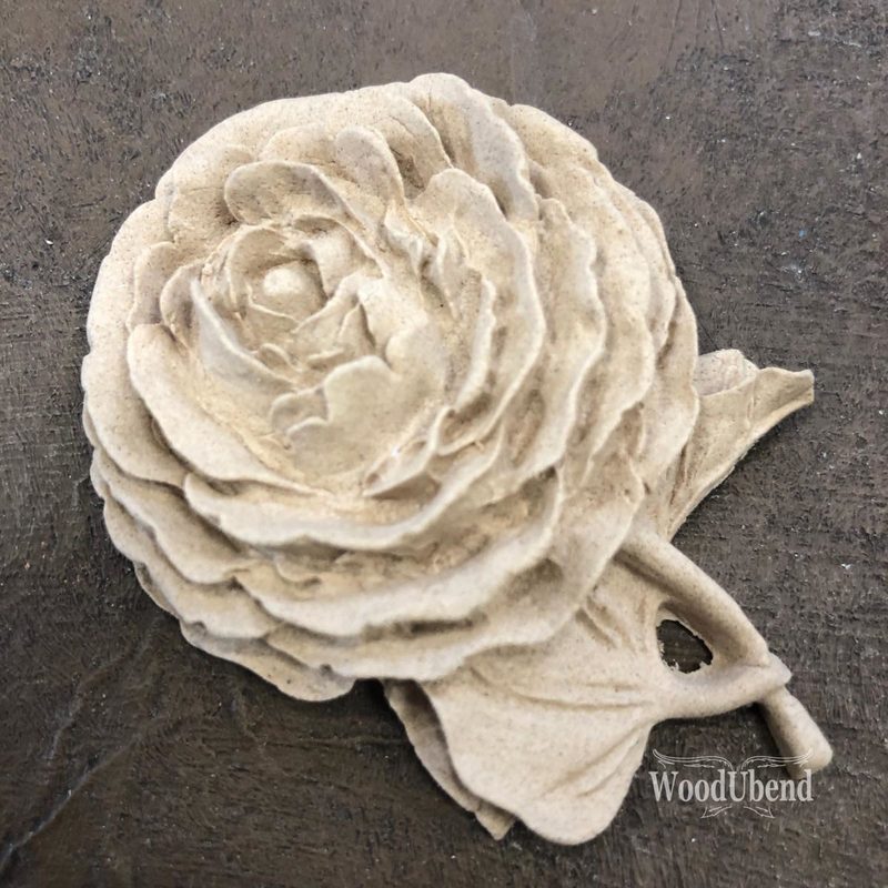 WoodUBend ornament Carnation Flower WUB2122