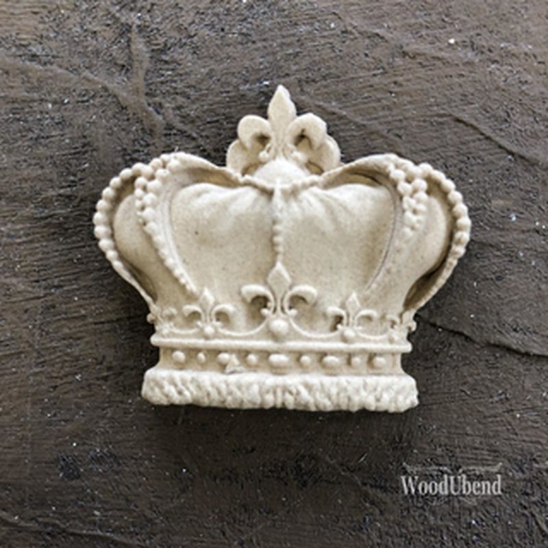 WoodUBend ornament Crown WUB1171