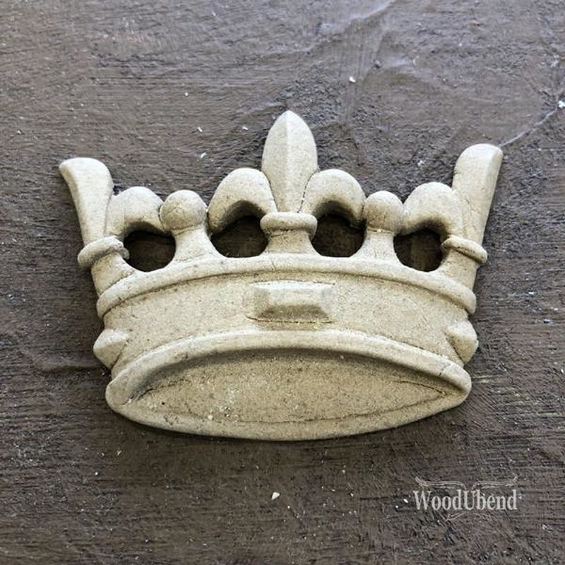 WoodUBend ornament Crown WUB0094