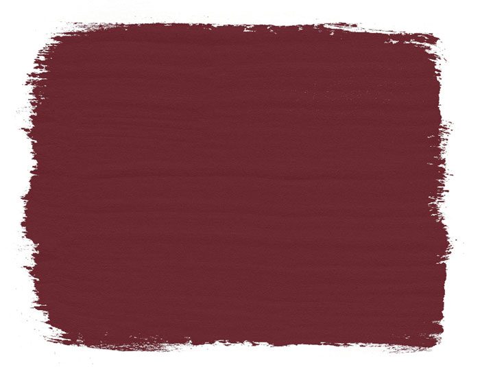 kriedová farba na nábytok červená vínová