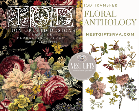 IOD Transfer Floral Anthology