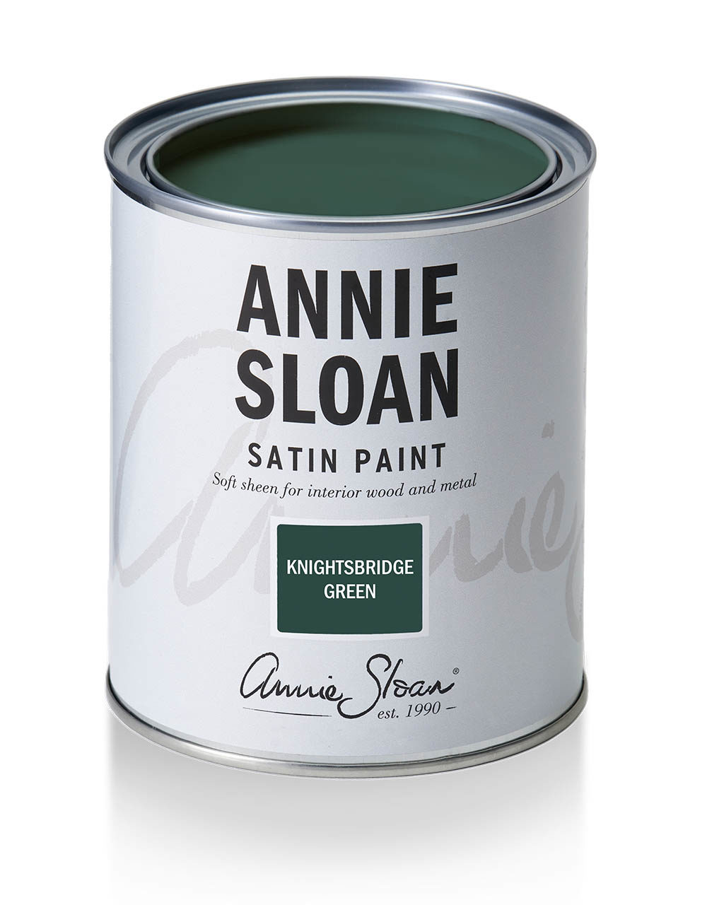 minerálna akrylová farba na nábytok tmavo zelená satin paint annie sloan