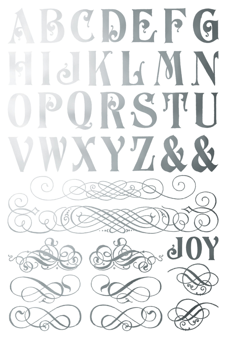 Figgy and Flourish transferový obrázok na nábytok