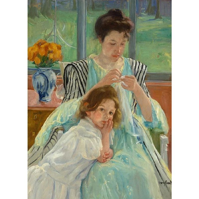 Woman Sewing